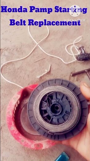Honda Pamp Starting recoil problem How to Fix a Honda Pull Starter Cord and Recoil Spring at home