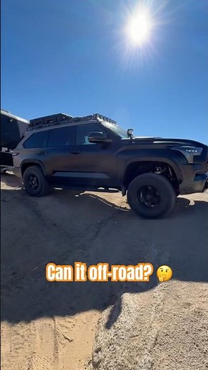 Can a TRD Pro Sequoia off-road or is it a mall crawler? #trdpro