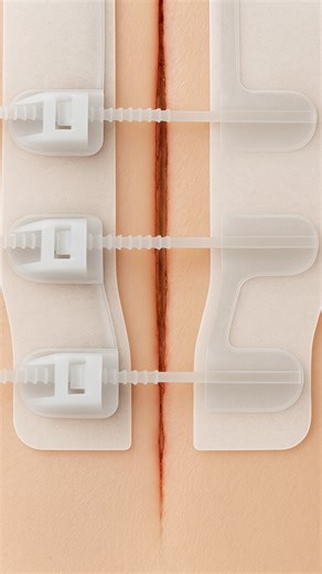 @earthspctr on Instagram: "A modern wound-closure method inspired by the mechanics of zip ties is often called a zipper-based closure system or a zipper suture alternative. One widely recognized example is the Zip® Surgical Skin Closure device. Rather than relying on conventional sutures or metal staples, this system uses flexible adhesive panels connected by adjustable plastic links that function similarly to small zip ties. The panels are applied to the skin on both sides of the incision, and 