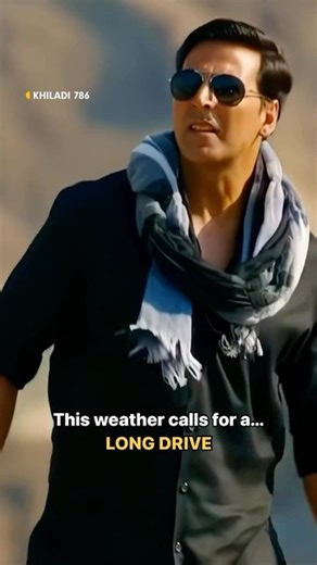 ZEE5 on Instagram: "This is your sign to go on a ‘LONG DRIVE’ with them! #ZEE5India #Khiladi786 [Khiladi 786, Akshay Kumar, Asin Khan, Long Drive, Mood, Weather]"