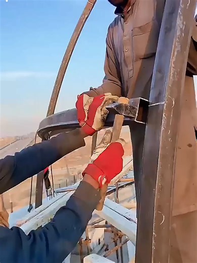 Perfect Arc Welding Steel Frame on Site | Satisfying Sparks & Pro Fabrication Skills USA. Watch how Shielded Metal Arc Welding (SMAW) fuses structural steel by generating an electric arc that melts the base metal and electrode into one solid joint. The intense heat creates a molten weld pool that cools into a strong, load-bearing bond built for durability. Tool Name: Shielded Metal Arc Welding (SMAW) Machine – Stick Welder Specifications (Shielded Metal Arc Welding – SMAW Machine): - Input Volta