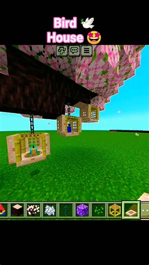 Cute bird house #minecraft #minecraftbuilds #builds #gaming #viralvideo #shortvideo #proboys_builder