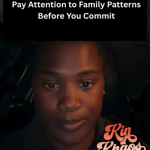 Kin Khaos on Instagram: "Pay attention to the family dynamics. If his father mistreated his mother and it was normalized, and the women around him are unhappy, unfulfilled, or stuck in unhealthy relationships, that’s information. People often recreate what they’ve seen and accepted. Until healing happens, the level of peace he offers will usually match what the women in his life have been taught to tolerate. Patterns don’t change just because you show up. Share this with someone who needs to see