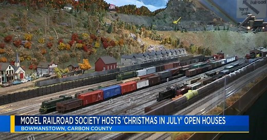 Carbon Model Railroad Society hosts 'Christmas in July' open houses