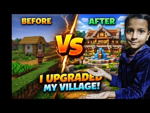 From Poor to PRO! Minecraft Village Upgrade (Full Transformation)