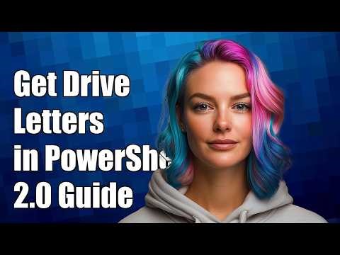 How to get list of drive letters in Powershell 2.0