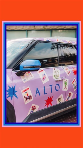 The Mahjong Line on Instagram: "Meet The Mahjong Line Art Car, rolling out in celebration of five years of color, creativity, and play. Wrapped in the iconic Ranch Line, this limited-edition Alto is the ultimate winning hand hitting the streets of Dallas! 😎💥 Ready to draw your ride? Book your ride for a chance to experience it firsthand. A few lucky riders will score exclusive Mahjong Line goodies along the way! 🍀🤞🏻 I spy the @shopjoansie TOTE OF ALL TOTES. We are MAD for PLAID. 💥💥💥💥💥"