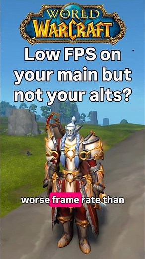 Low FPS on Your Main? | Hidden WoW UI Fix That Instantly Boosts Performance