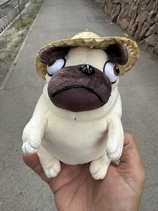 Fat Pug Plush With Hat - Dog Plush Toy - Etsy