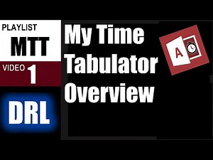 Microsoft Access Time Tracking App - Open Source / Free