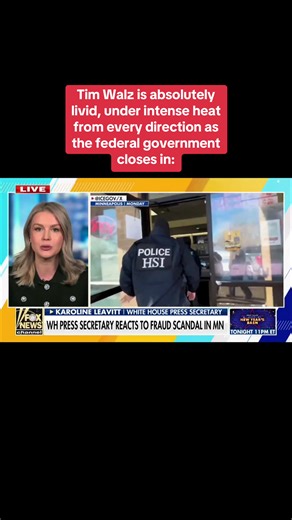 HHS has completely halted all child care funding to Minnesota - Department of Labor is probing widespread unemployment insurance fraud - USDA is digging into SNAP program abuses - DHS and DOJ agents are conducting door-to-door visits and carrying out search warrants across the state The pressure is mounting fast — Walz is feeling it from all sides.