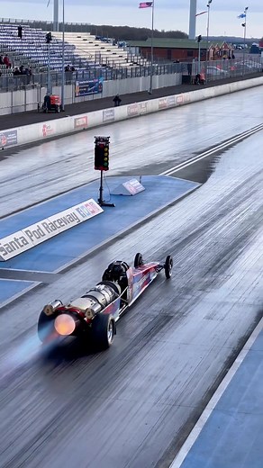BRAND NEW Jet Dragster testing at Santa Pod Raceway! 🔥🚀 #santapod #santapodraceway #jetcar #jetdragster #dragracing