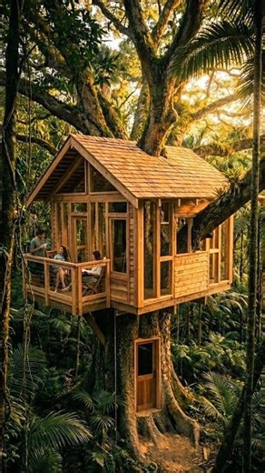 Epic Treehouse Build in Timelapse – Watch a Dream Home Rise in the Forest!