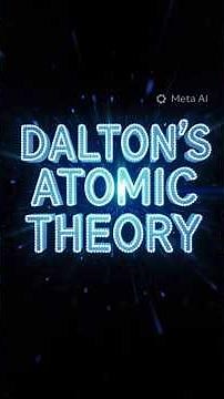 What Is Matter Made Of? 🤯 Dalton’s Atomic Theory Explained Simply!