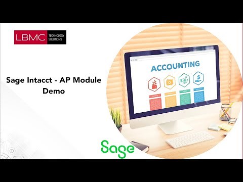 Sage Intacct - AP Demo
