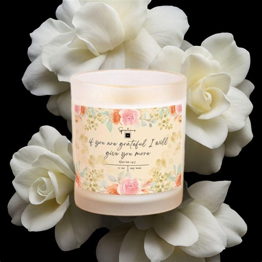 Islamic Prayer Candle Spiritual Gift Idea Meditation Space Accent Peaceful Ambiance Gratitude Quote Decoration Mindful Living Room Accessory - Etsy UK