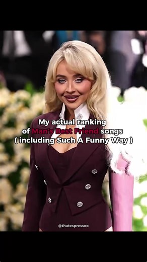 don't get me wrong, this album has no skips and it's definitely my favorite from hers ( or from any others artists ) but it makes it so hard to rank any songs😭 Feel free to give me your ranking! #sabrinacarpenter #mansbestfriend #ranking #album #mbf