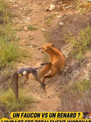 Peregrine Falcon vs. Red Fox: A Wildlife Showdown