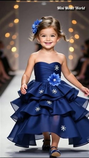 Tiny AI Model Owning the Runway 💕 | Baby Fashion Trend 2025 👠