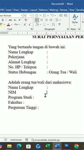 cara meluruskan titik dua di microsoftword #tutorial #microsoftword #microsoftexcel #belajarcomputer