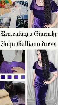 Recreating a Givenchy John Galliano dress