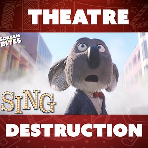 Buster Moon's (Matthew McConaughey) prized theatre is destroyed before his very eyes. | Screen Bites