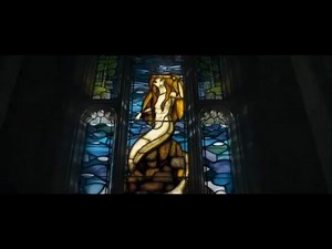 Stained Glass mermaid from the movie Harry Potter