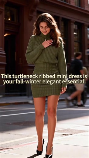 Turtleneck Dress: Enhance Your Body Shape