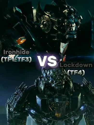 Ironhide(TF1-TF3) vs Lockdown(TF4) #transformers#shorts