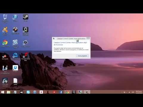 Catalyst Control Center : Host Application dejo de funcionar
