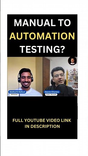 Manual to Automation Testing roadmap | Manual to Automation Testing | Microsoft