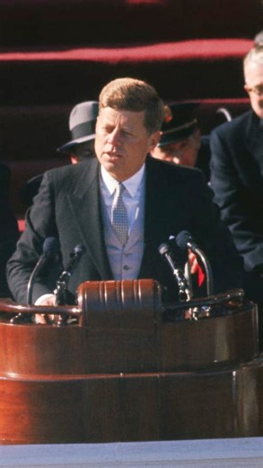 On this day in 1961, John F. Kennedy is sworn in as the 35th President of the United States. A new generation takes the oath beneath the enduring Stars and Stripes. #usflag #americanflag #jfk #inauguration #nationalflagfoundation | National Flag Foundation