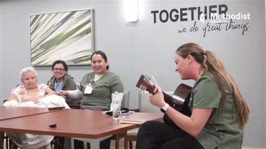 Mission Moment Monday! In the spirit of giving and thankfulness, we share this heartwarming story out of our inpatient rehab unit at Methodist Hospital. Chesney Friesenhahn is an Occupational Therapist who uses her musical talents to serve her patients beyond her title and every day work. “Being an OT she just goes above and beyond… she is just very servant-hearted and caring,” shared Brandi Street, Manager of Rehab Services. Watch our video to see how Chesney adds to the incredible culture of t