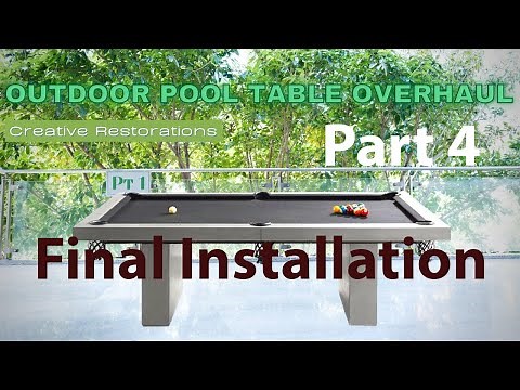 Putting Together an Outdoor Pool Table (AKA Nightmare Pool Table!)