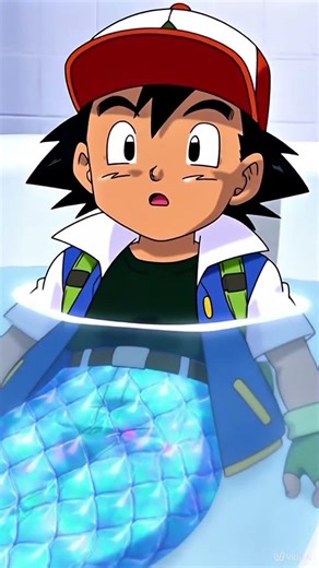 Ash Ketchum merman transformation video idea #1