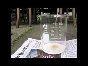 How To Make Nitric Acid (Sulfuric Acid and Nitrate Salt Method)