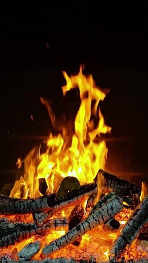 Cozy Fireplace 4K Peaceful Evening (NO ADS) Warm Fireplace Ambience & Gentle Crackling Fire Sounds!