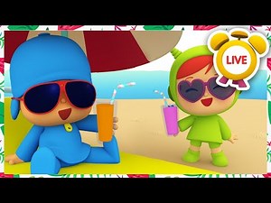 Vamos à Praia | DESENHOS ANIMADOS INFANTIS para crianças | Pocoyo ao VIVO