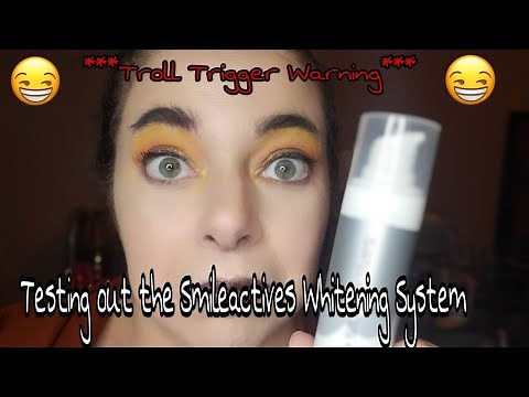 Testing Out The Smileactives Whitening System