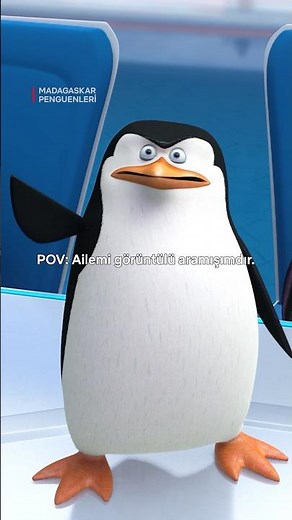 Asla şaşmaz. 📺: Madagaskar Penguenleri