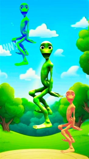 dame tu cosita funny alien dance 🩰 #shorts #alien #dance #ytshorts