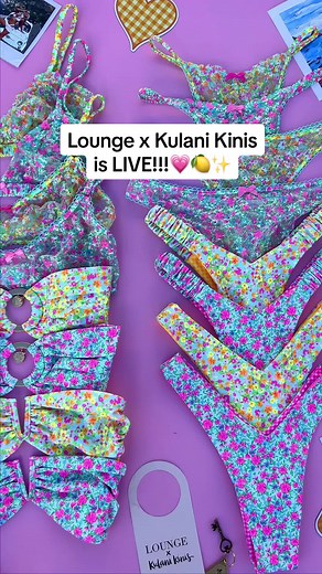 Lounge x Kulani Kinis Bikini Sets - LIVE with Matching Swimsuits