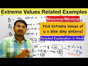 Maxima and Minima For two variable functions (Extreme Values of a function) - part 3