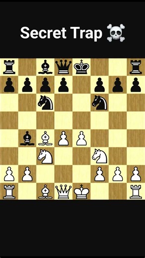 Dangerous Chess Trap for White | #shorts #chess #chesstricks
