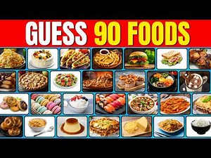 Guess the Food in 3 Seconds! 🍔 | 90 Foods Quiz for Kids | Easy, Medium & Hard Levels
