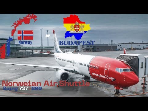 Amazing Flight ✈️ Norwegian Air Shuttle Boeing 737-800 🇳🇴 Oslo to Budapest 🇭🇺 | ከኦስሎ 🇳🇴 ወደ ቡዳፔስት 🇭🇺