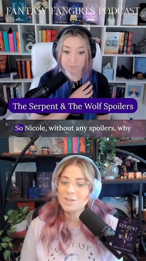 Fantasy Fangirls Podcast | Lexi & Nicole on Instagram: "Why we love this book! This episode is your spoiler filled FanGuide to everything you need to know before Dark Inheritance Book 2. Lore, magic, found family, and an author interview all in one place. Listen now on YouTube or wherever you get your podcasts. Spoilers for The Serpent and the Wolf by @rrobinsonwrites #theserpentandthewolf #thewickedandthedamned #rebeccarobinson #fantasyfangirls #romantasy"