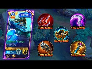 I FINALLY FOUND THE BEST 1SHOT HYBRID DAMAGE BUILD FOR ALDOUS!!🔥 (this new build is so broken💀)