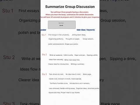 PTE Summarize Group Discussion | 90 Score Template + Real Practice (2025 Update) ‪@Ptetestprep‬