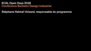 Conférence Bachelor Design Industriel